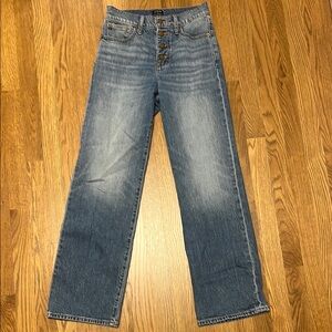 J. Crew Factory Blue Straight Leg Jeans Timeless Fit